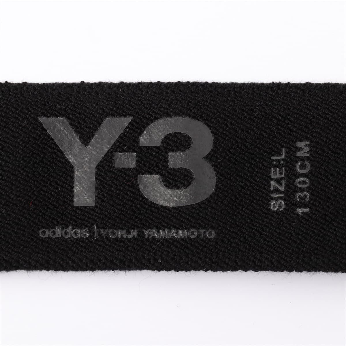 Y-3 Belt Nylon & leather Black Comes with storage bag