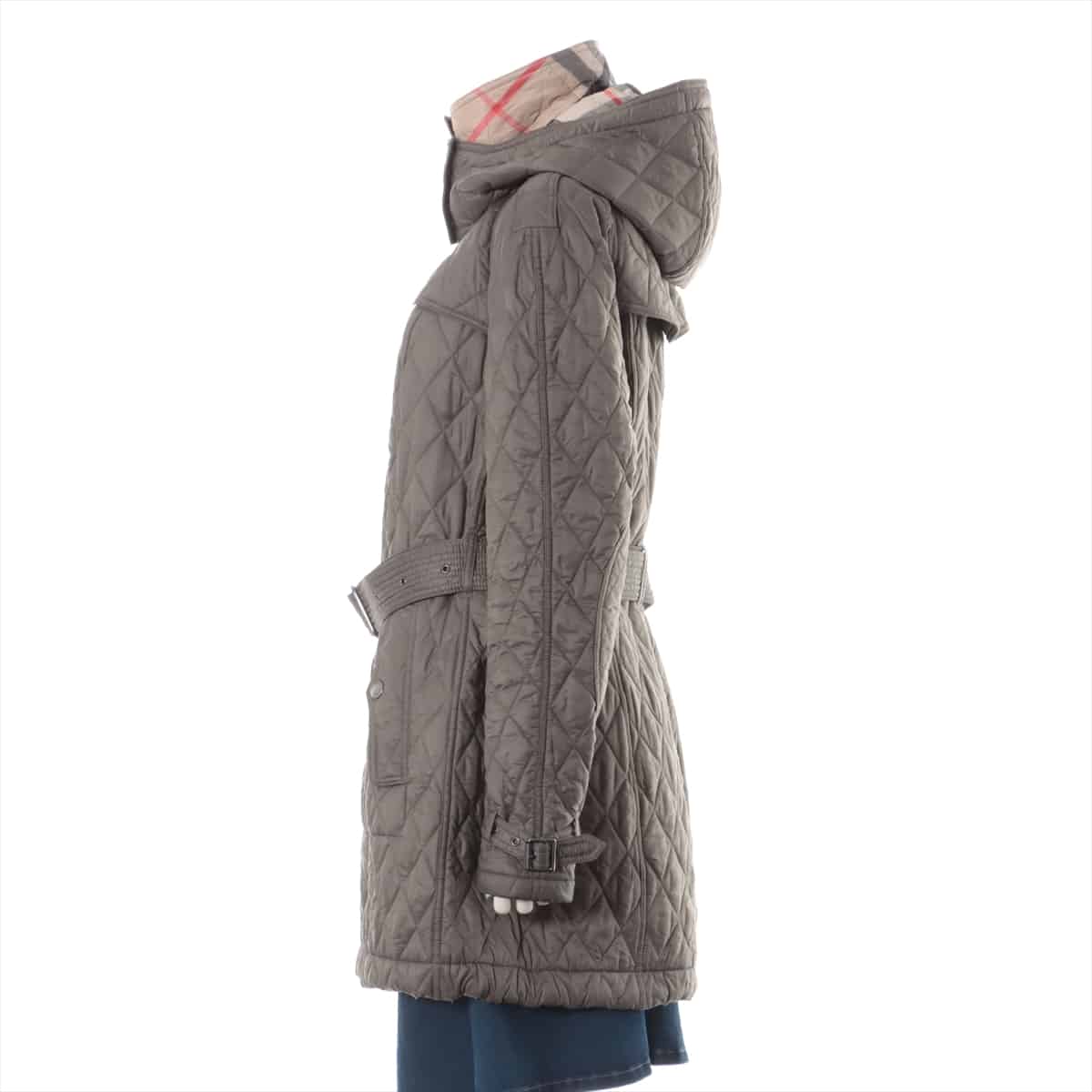 Burberry Brit Nylon coats XL Ladies' Khaki  quilting