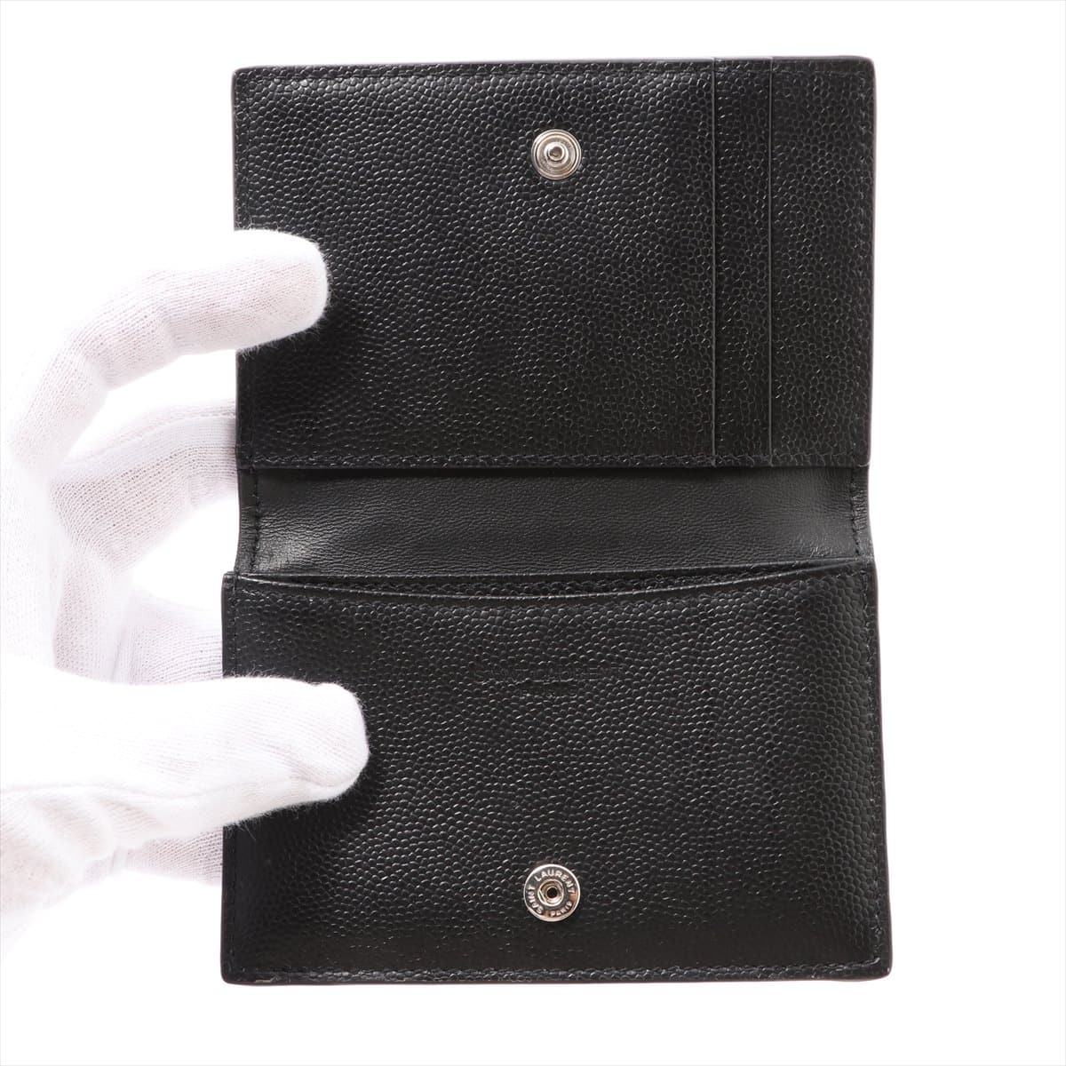 Saint Laurent Paris Leather Card case Black Card case