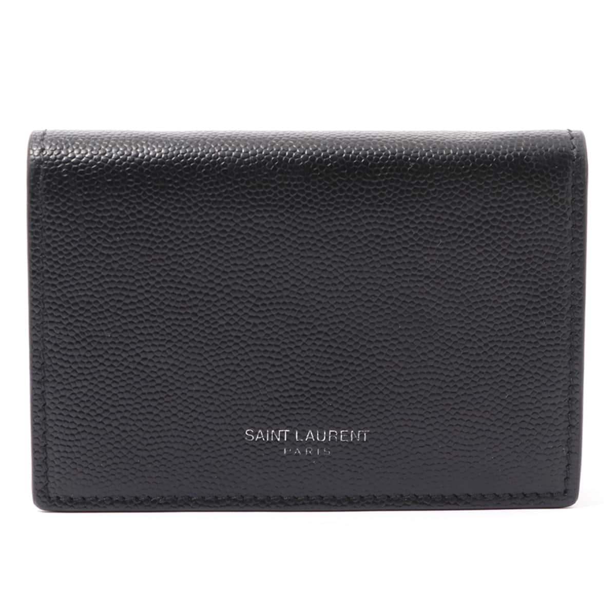 Saint Laurent Paris Leather Card case Black Card case