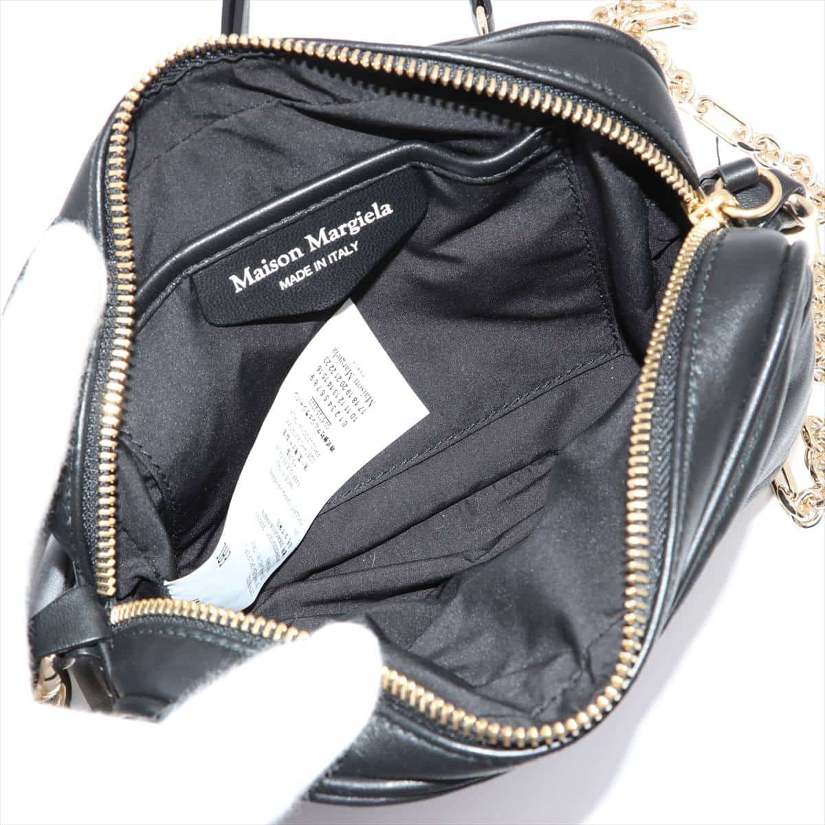 Maison Margiela Soft leather Chain shoulder bag Black S56WG0108