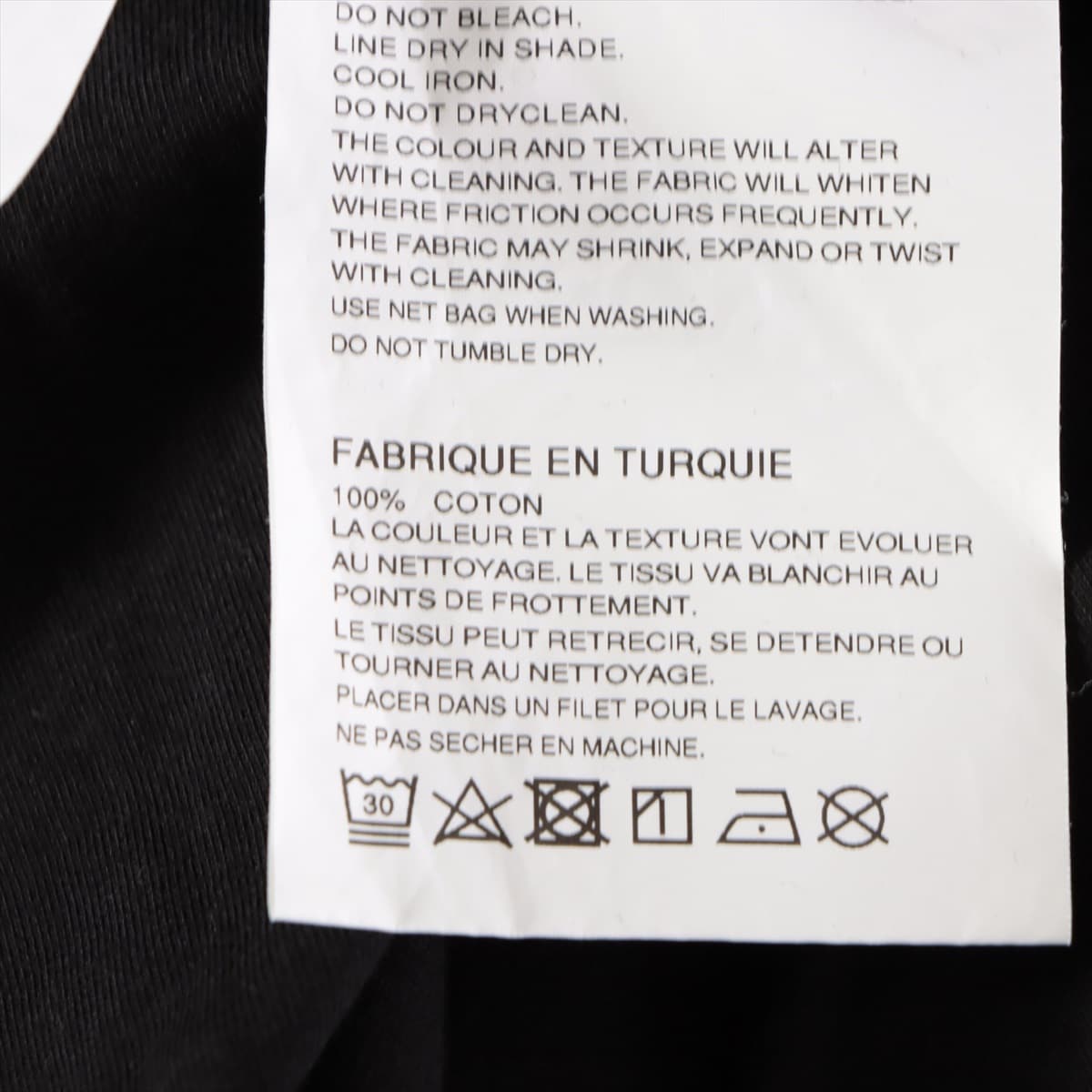 COMME des GARÇONS SHIRT Cotton T-shirt X Men's Black  FUTURA2000 W28101