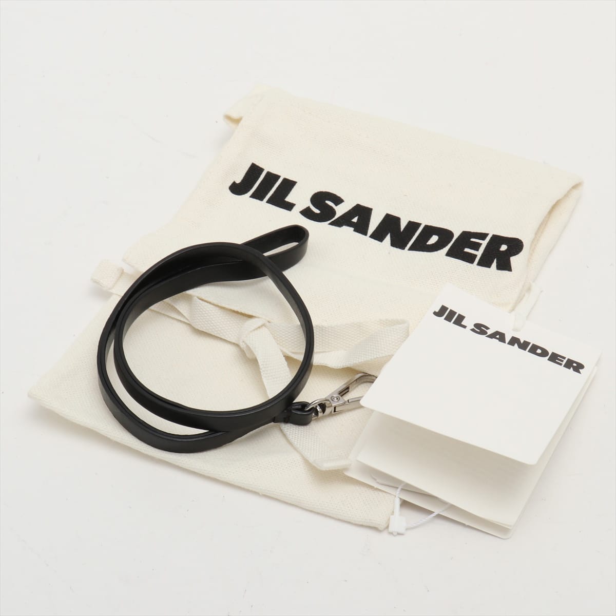 Jil Sander Leather Pass case Black
