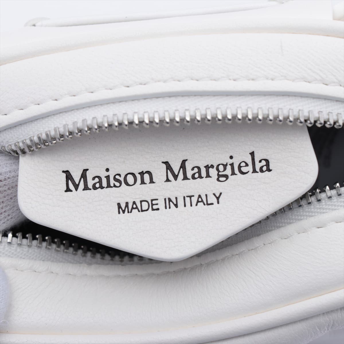 Maison Margiela Leather Belt Bag White S56WB0013
