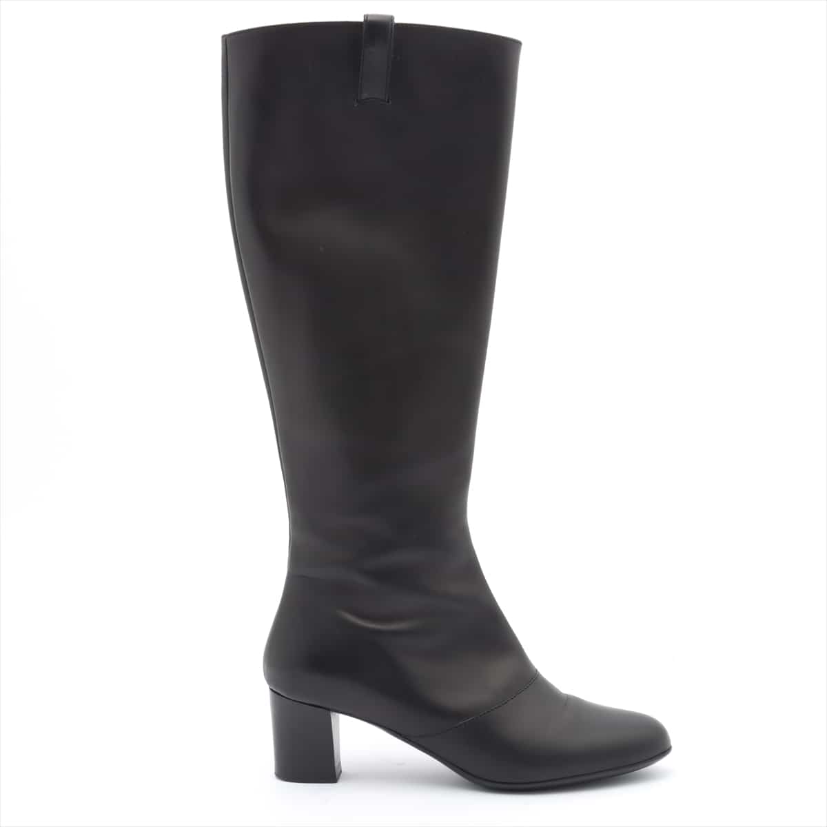 Ferragamo Leather Long boots 6 Ladies' Black