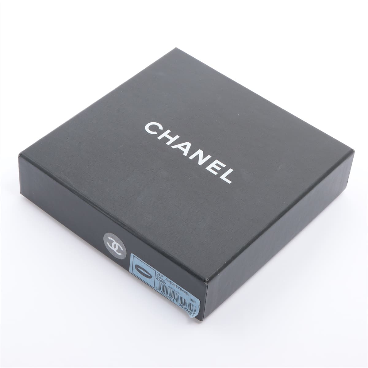 Chanel Camelia Headband Satin Black×Gold