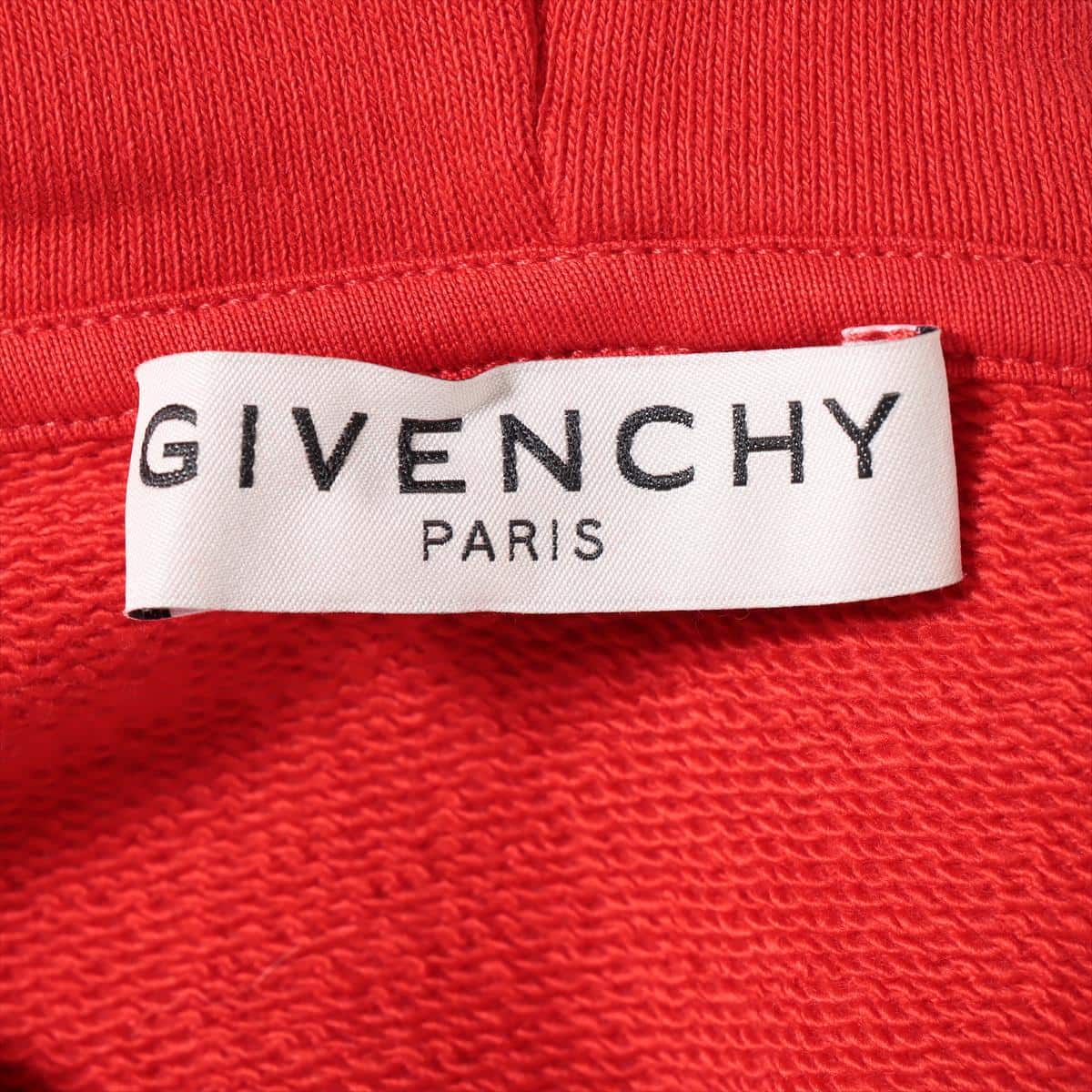 Givenchy Cotton Parker L Men's Red  Refracted Embroidery