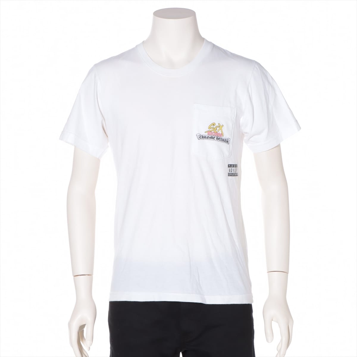 Chrome Hearts SEX RECORDS T-shirt Cotton White S