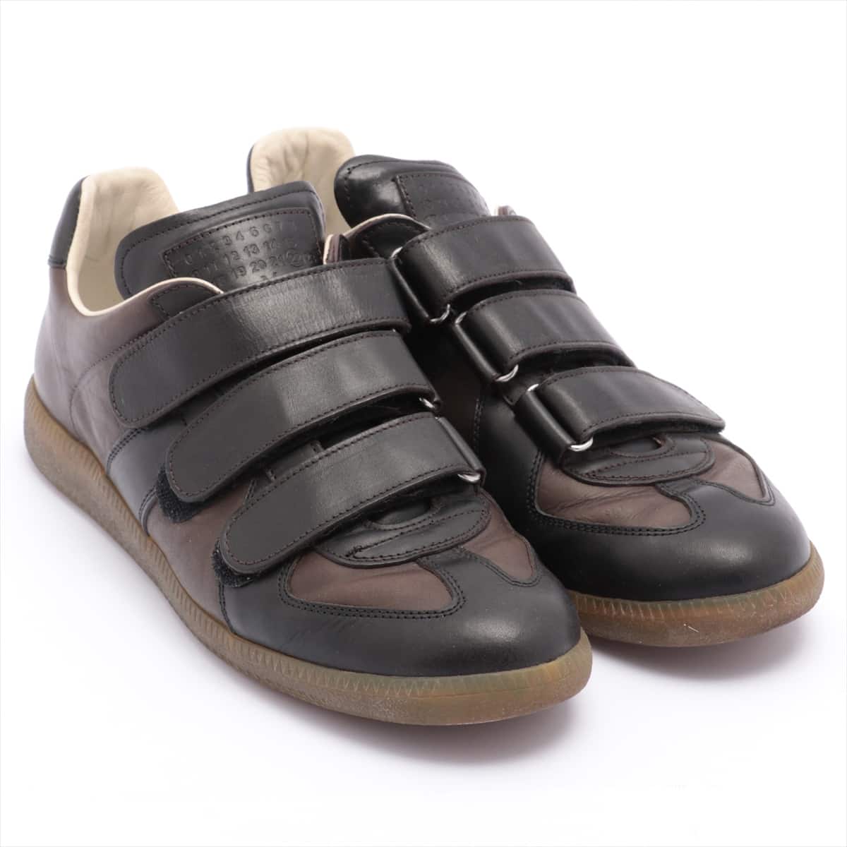 Maison Margiela Leather Sneakers 41 Men's Brown German trainer Velcro