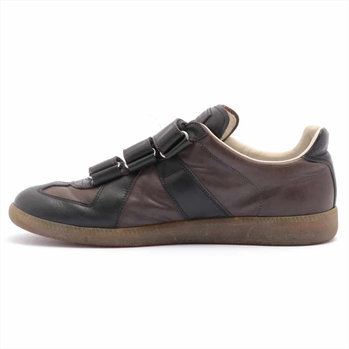 Maison Margiela Leather Sneakers 41 Men's Brown German trainer Velcro