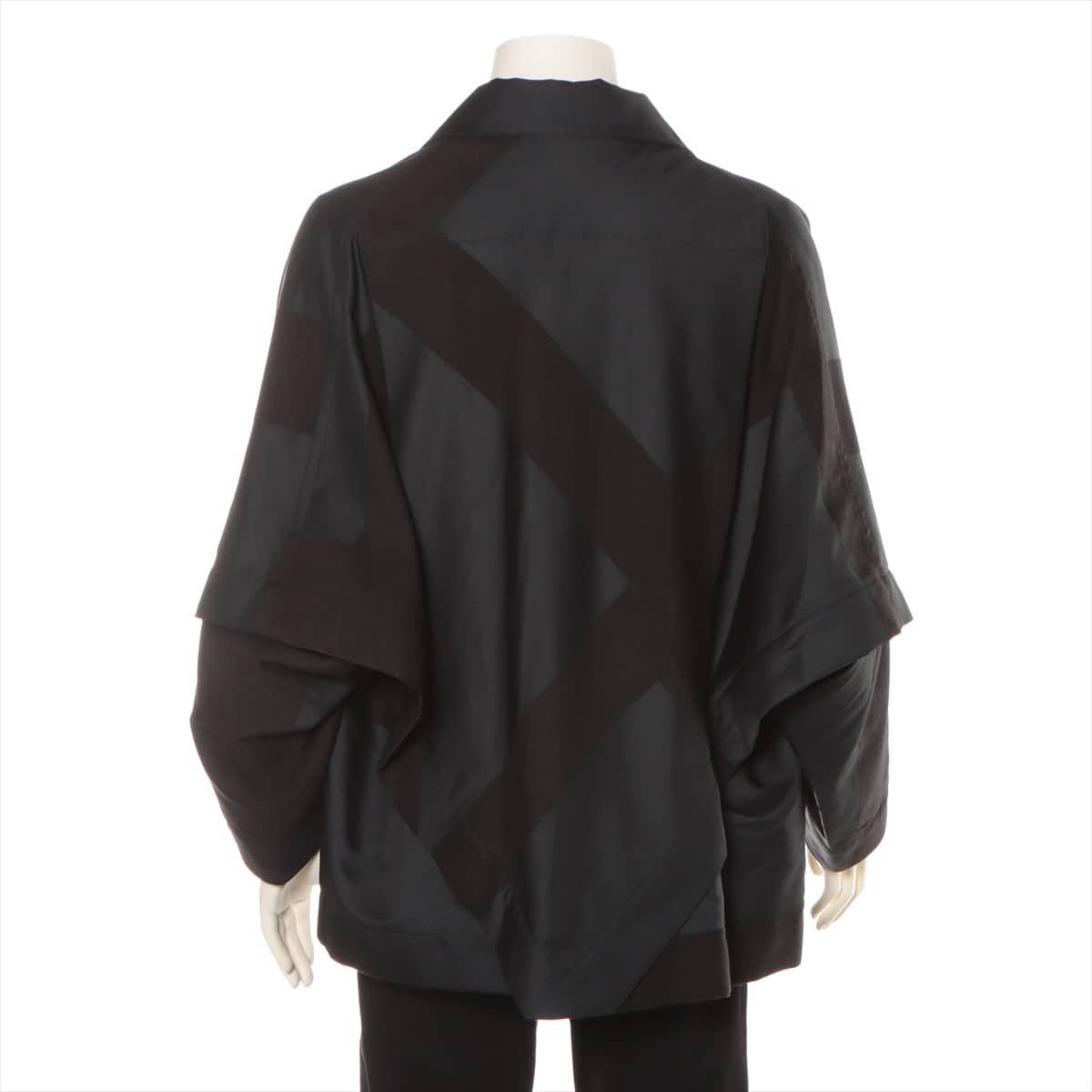 Issey Miyake  20AW Acrylic x polyester Jacket 1 Men's Black  ME03FC111 square jacquard blouson