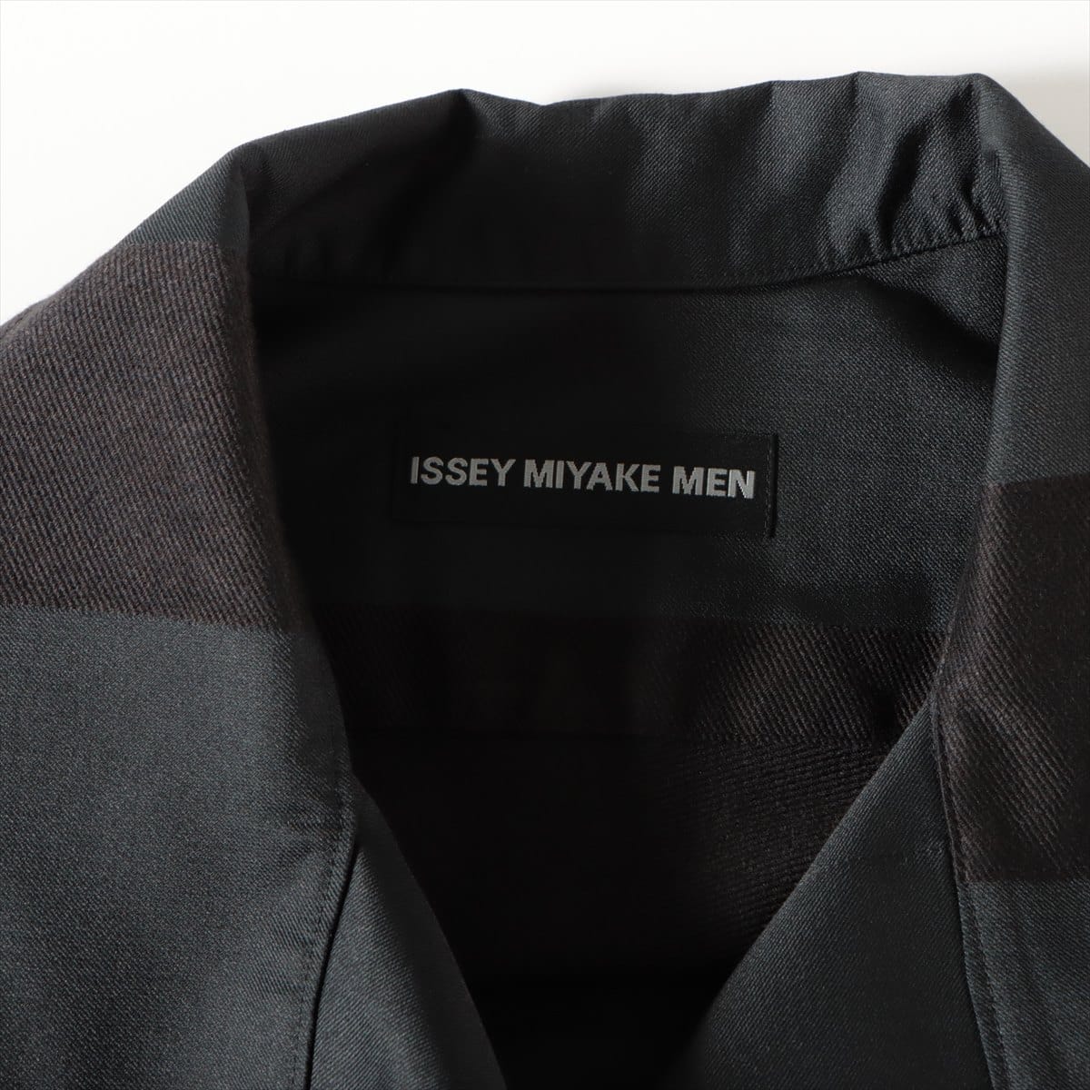 Issey Miyake  20AW Acrylic x polyester Jacket 1 Men's Black  ME03FC111 square jacquard blouson