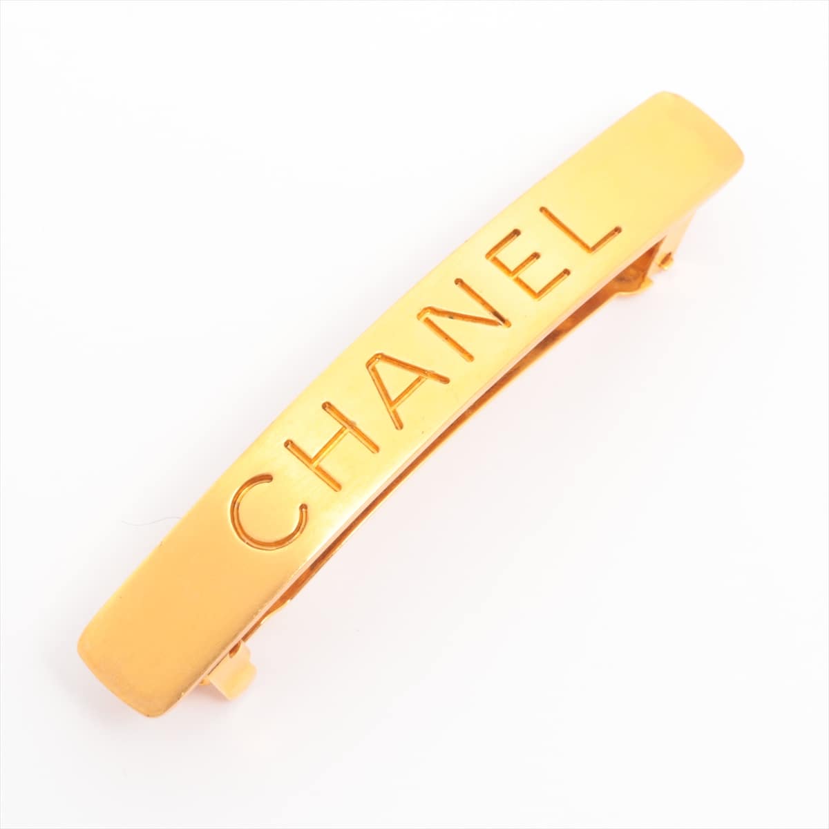 Chanel Logo 96A Barrette GP Gold
