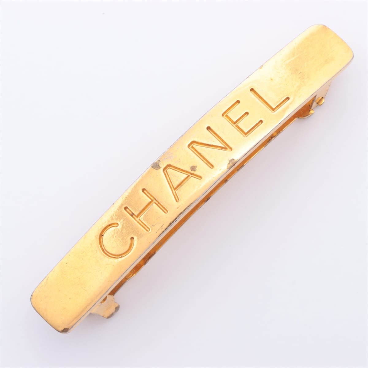 Chanel Logo 96A Barrette GP Gold