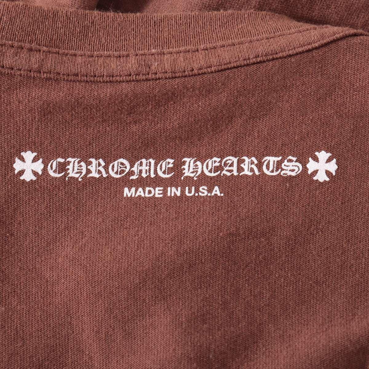 Chrome Hearts Matty Boy T-shirt Cotton  Brown size L There is a stain on the front