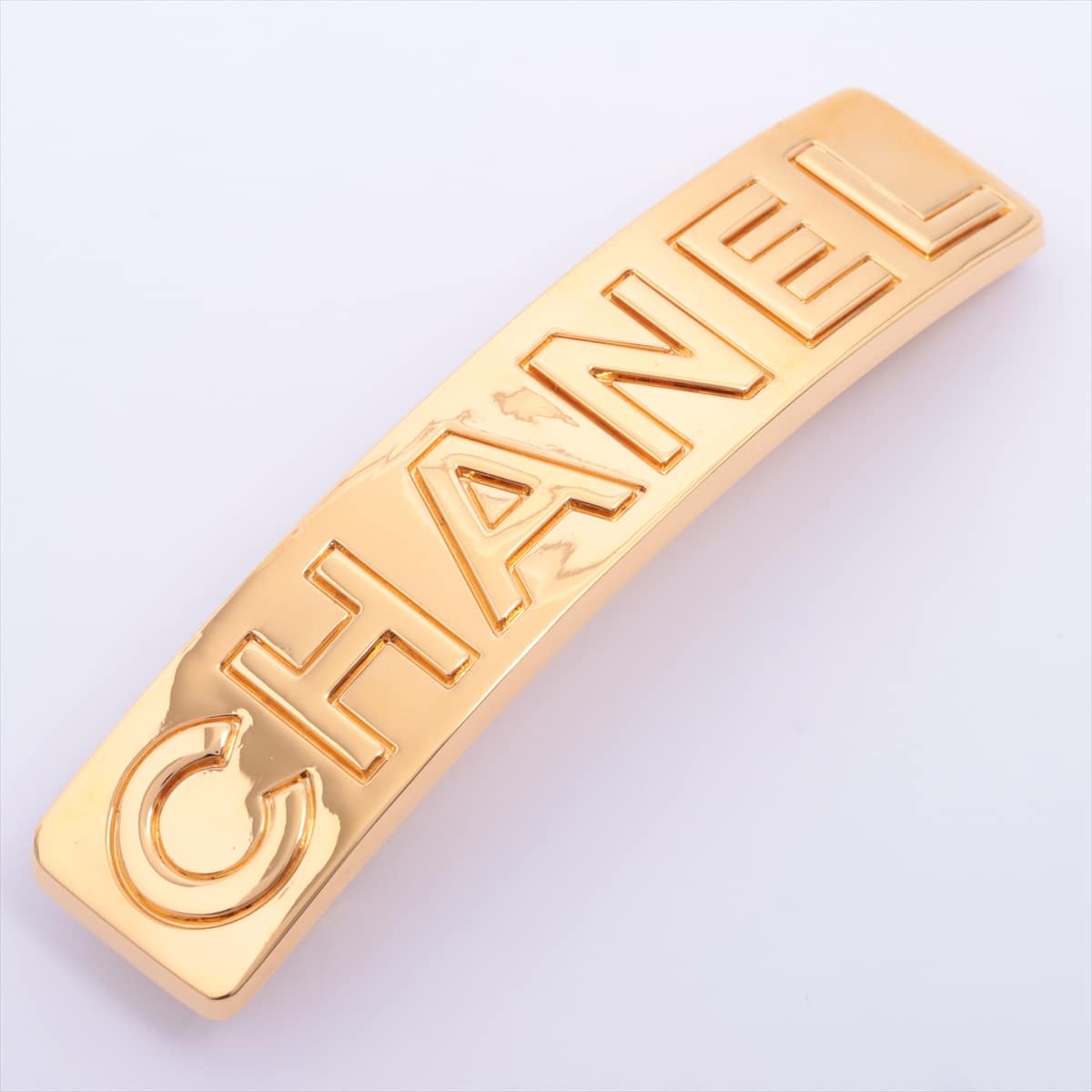 Chanel Logo 97A Barrette GP Gold
