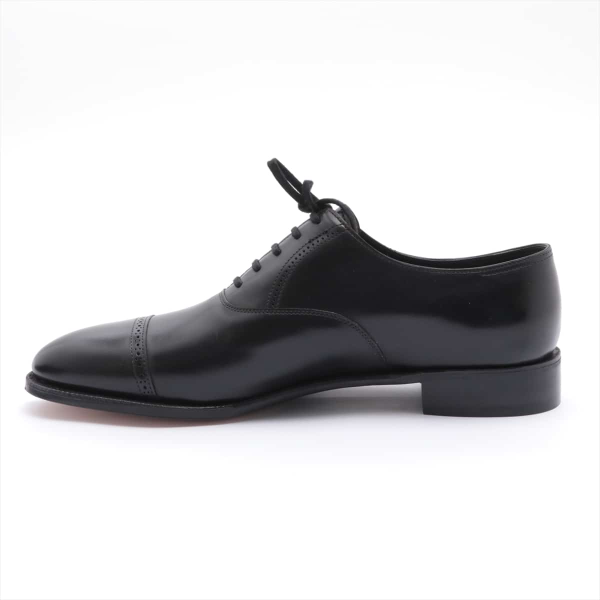 John Lobb Philipp 2 Leather Dress shoes 8E Men's Black With genuine shoe tree