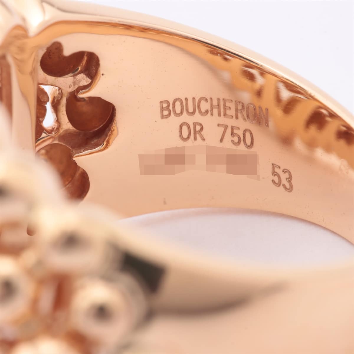 Boucheron Grand Leysin rings 750 PG 15.3g 53