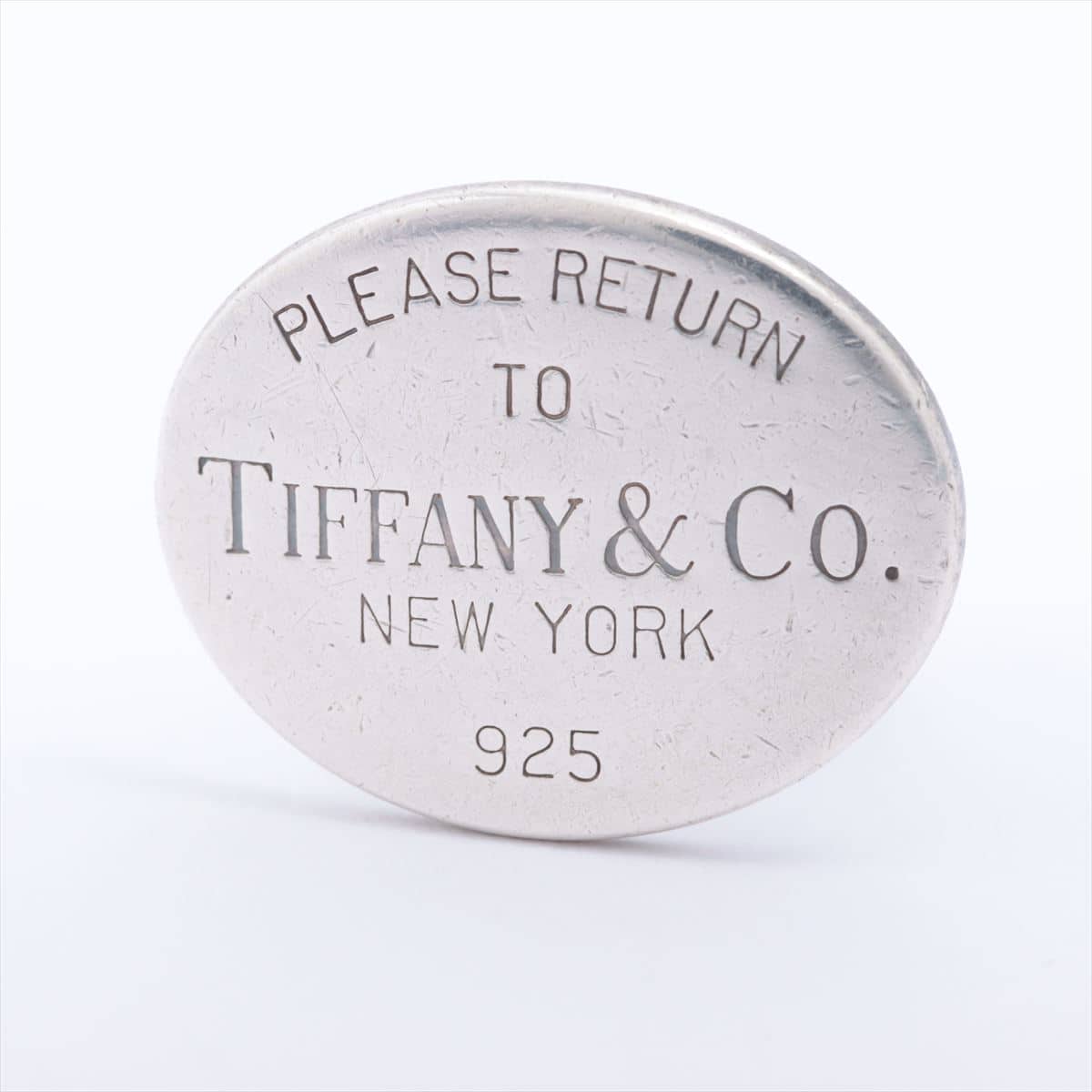 Tiffany Return To Tiffany Oval tag Cuffs 925 Silver