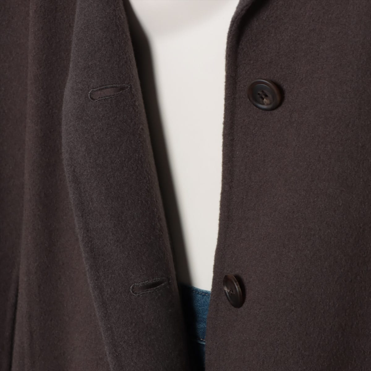 ISSEY MIYAKE Wool & cashmere coats 3 Ladies' Brown  white label IM24FA011