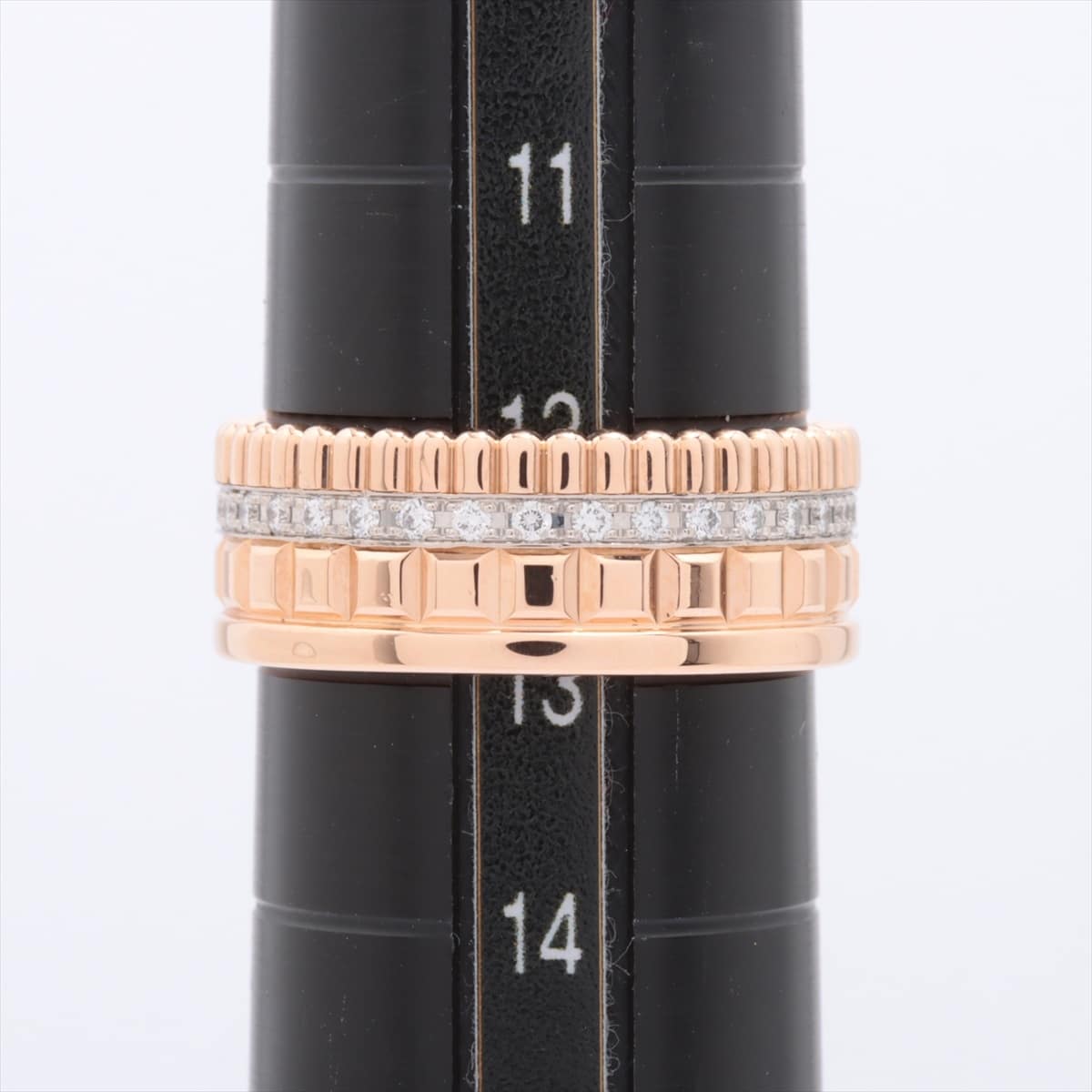 Boucheron Quatre Radiant diamond rings 750(PG×WG) 7.3g 53
