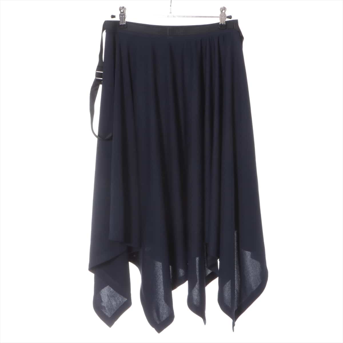 ISSEY MIYAKE Polyester Skirt 3 Ladies' Navy blue  IL81JG733 triangle flare