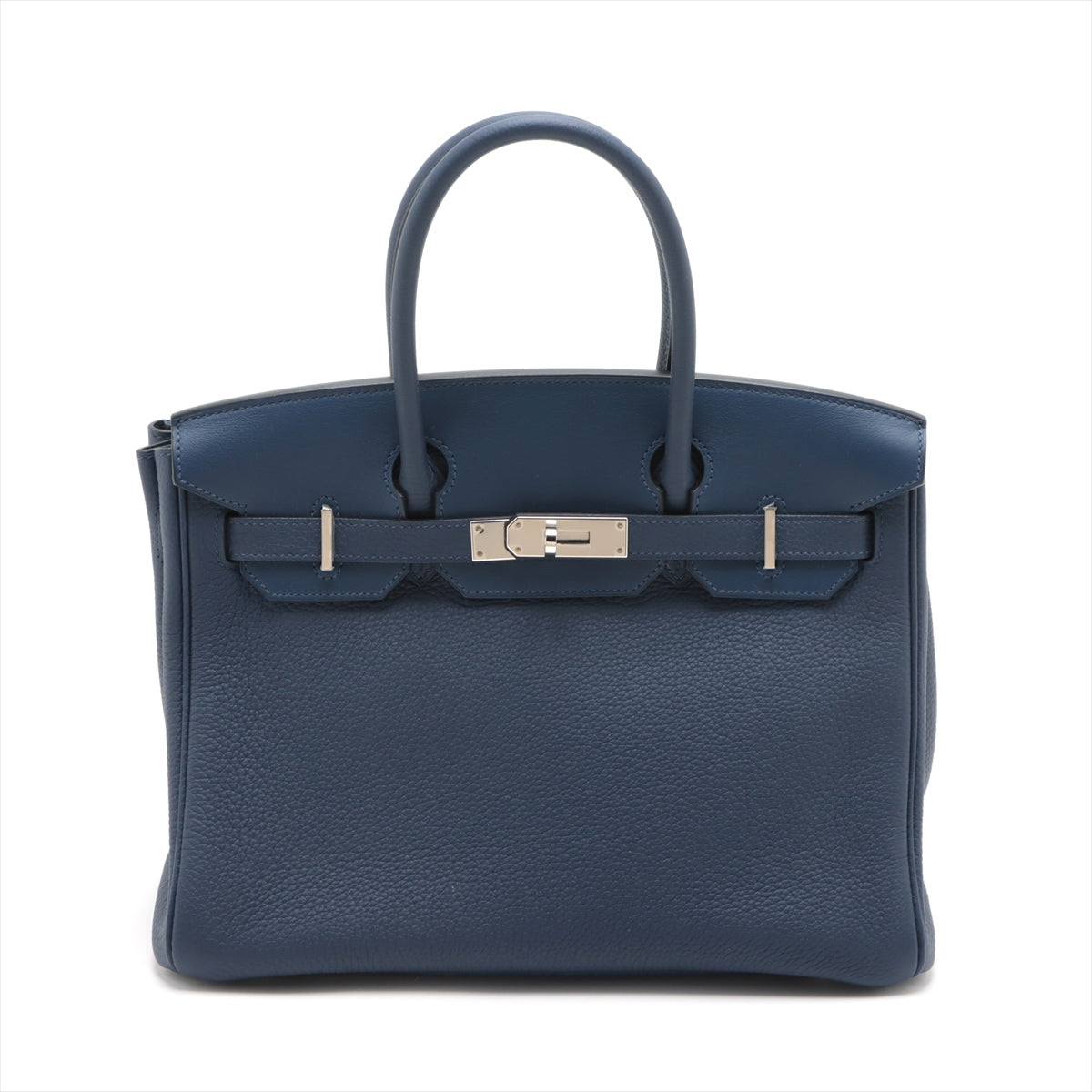 Hermès Birkin 30 3EN1 Togo × Veau Swift Blue Saphir Silver Metal Fittings U: 2022