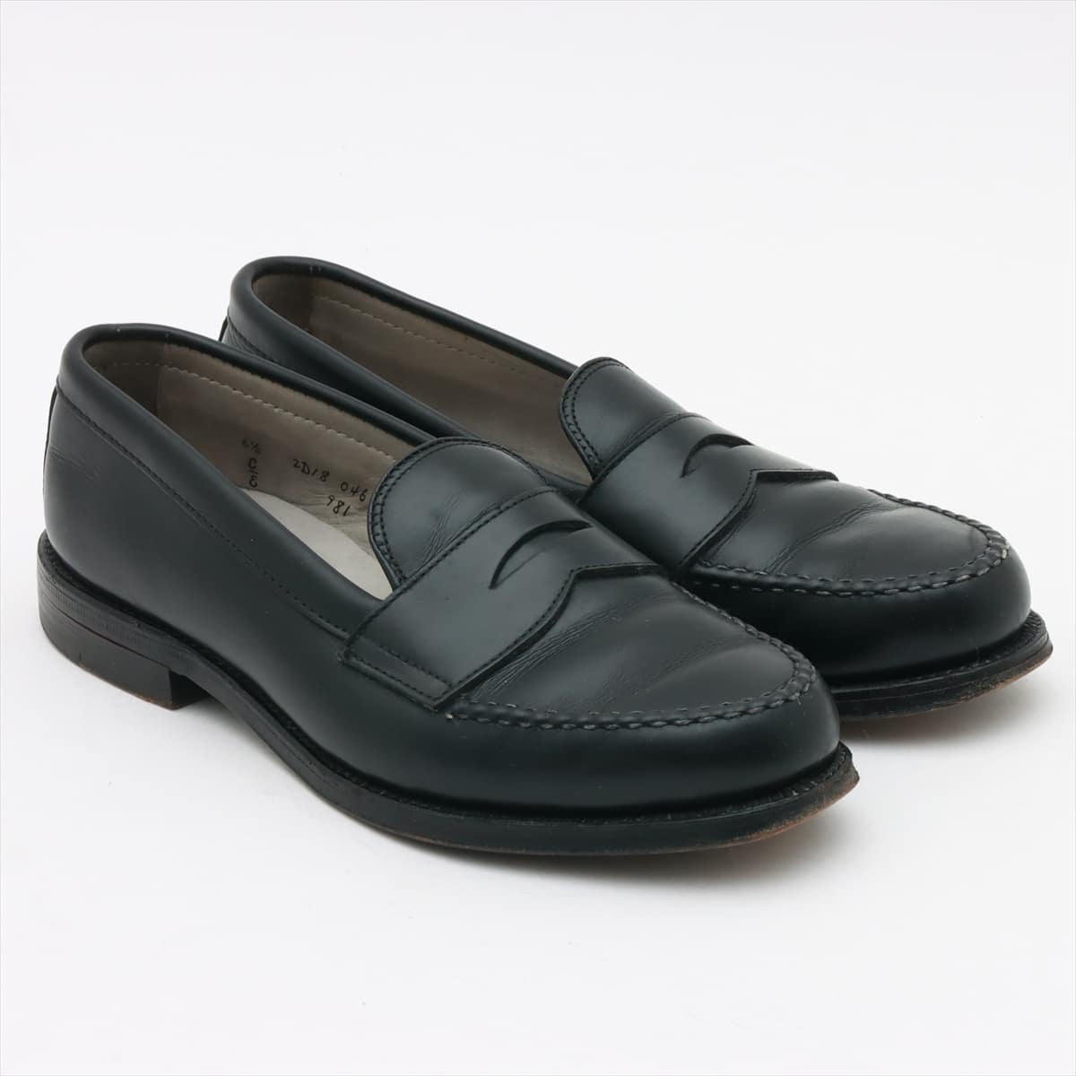 Alden Leather Loafer 6 1/2C Men's Black 981 calf penny loafers