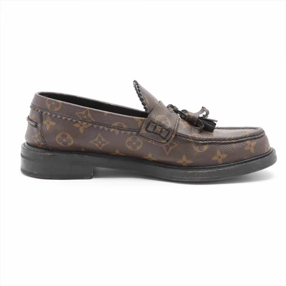 Louis Vuitton x NIGO 20 years Leather Loafer 9M Men's Brown BM0230 tassel loafers