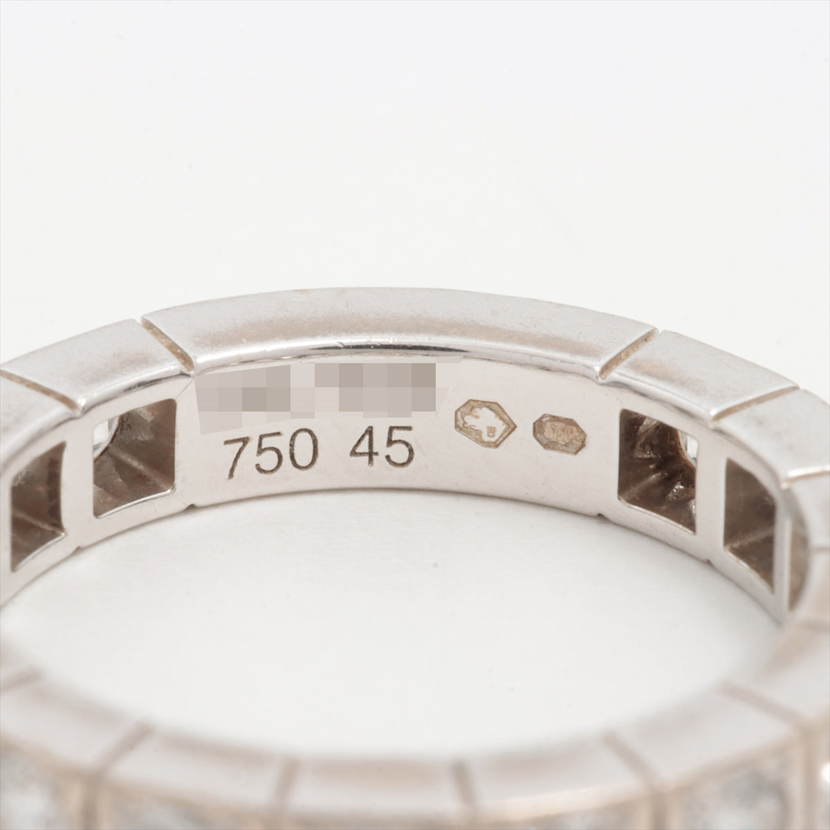 Cartier Lanières full diamond rings 750(WG) 4.1g 45