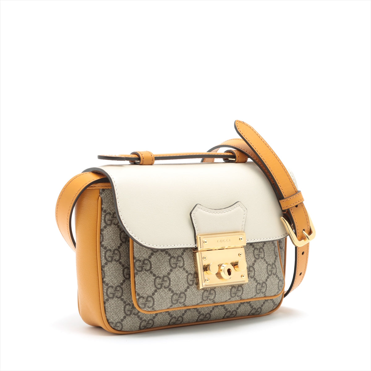 Gucci GG Supreme Shoulder Bag Beige 658487