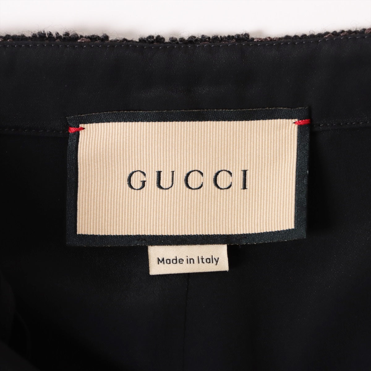 Gucci 22SS Cotton×Polyester×Acetate Skirt 38 Ladies' Grey  681234 Tweed