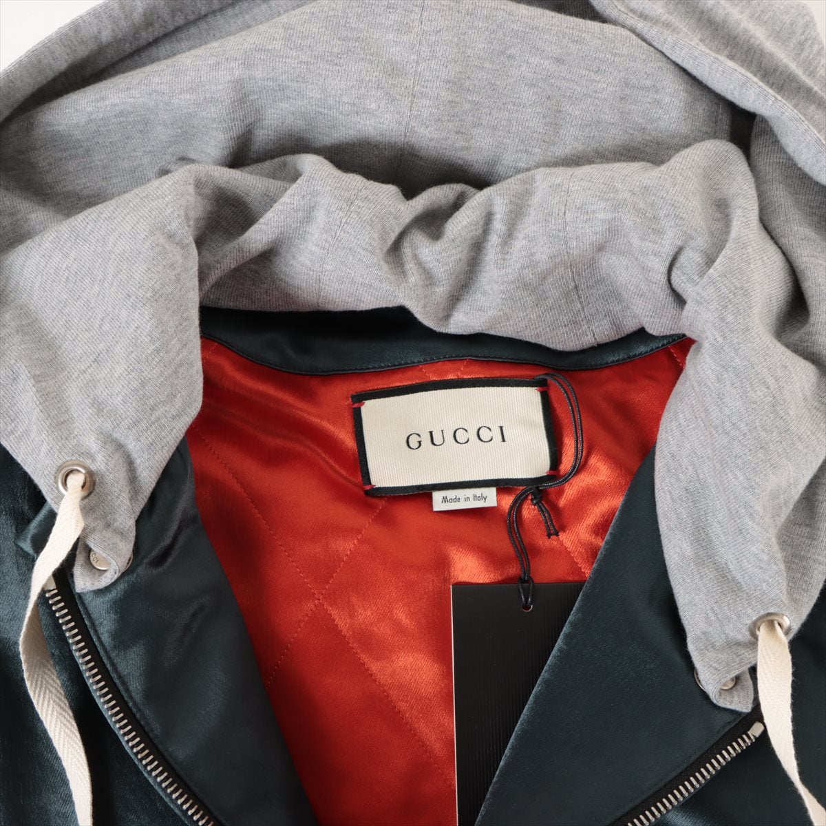 Gucci Cotton Jacket 52 Men's Grey  604112