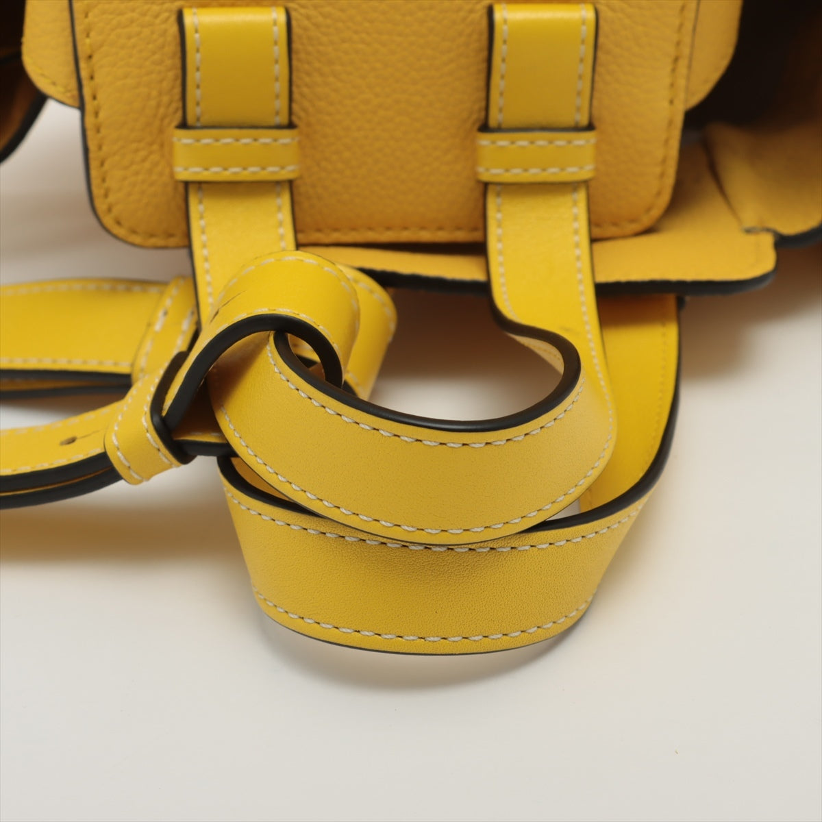 Loewe Hammock Small Leather 2 Way Handbag Yellow
