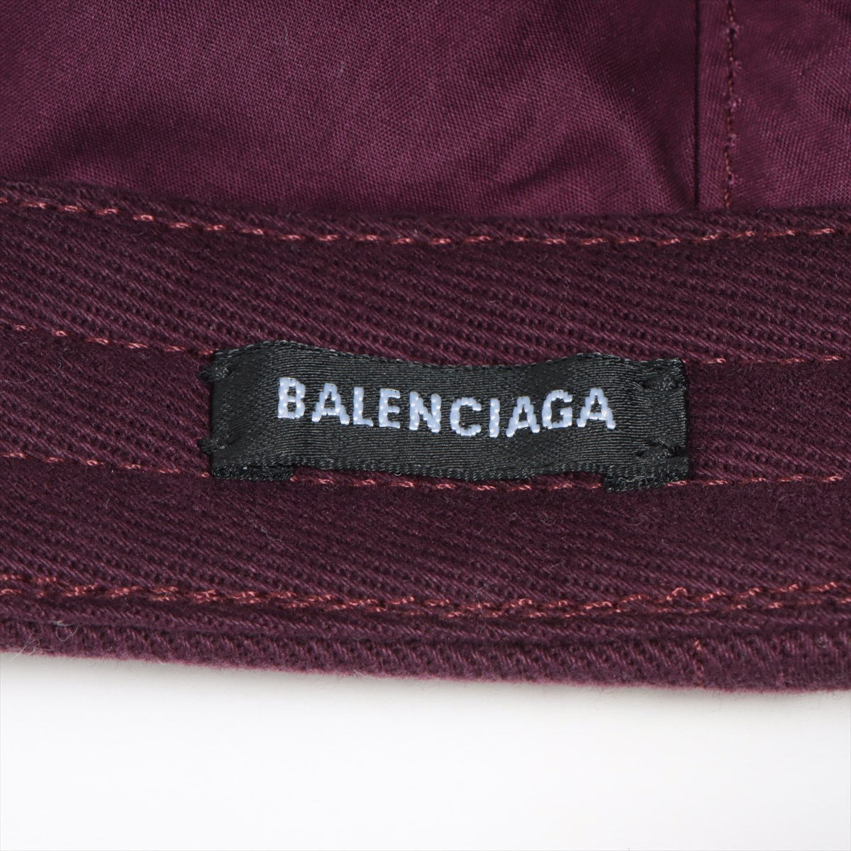Balenciaga Logo Cap L Cotton Purple
