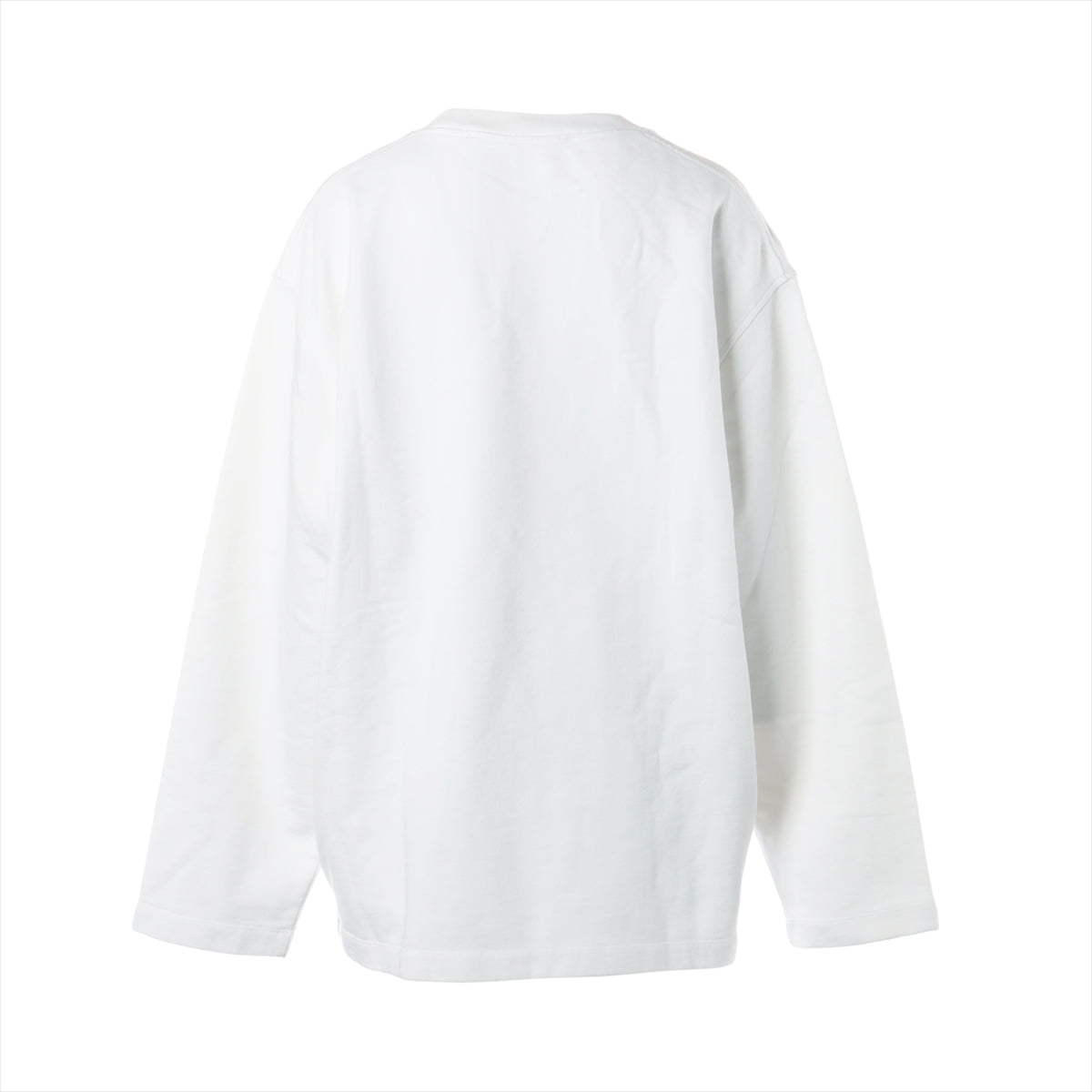 Off-White Cotton Basic knitted fabric L Ladies' White  OWBA062S21JER001