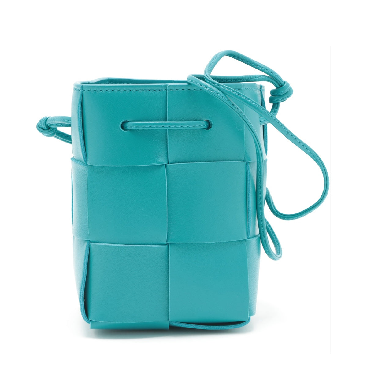 Bottega Veneta Maxi Intrecciato Cassette Mini crossbody bag Leather Shoulder Bag Blue