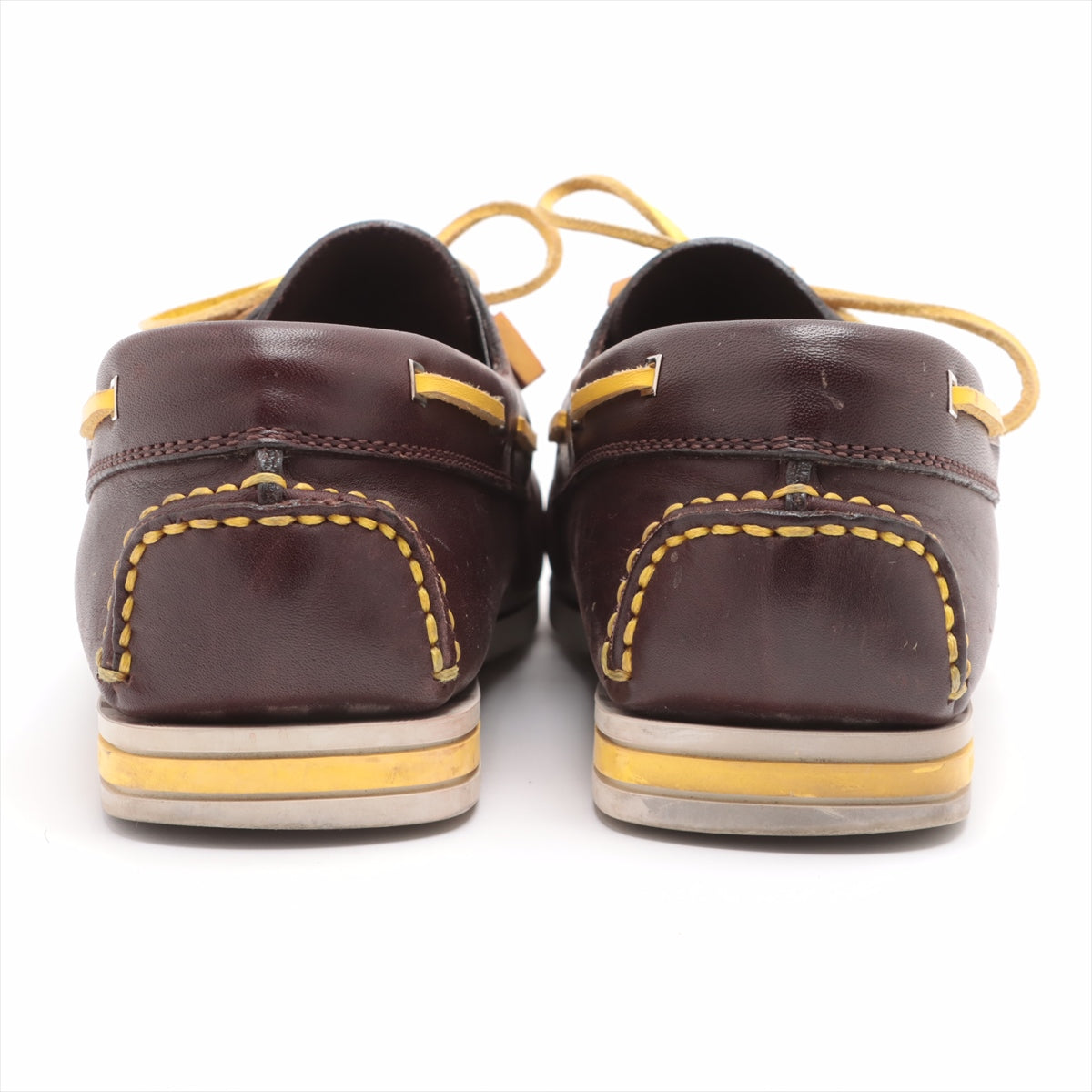 Louis Vuitton Louis Vuitton Cup Leather Deck shoes Men's Brown Unknown size