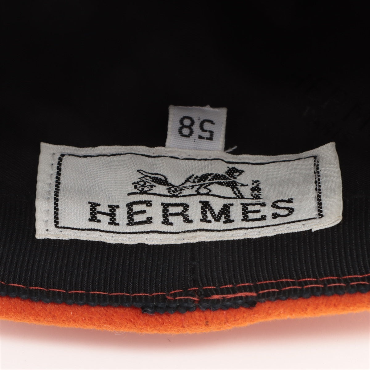Hermès hunting wool x angora Orange