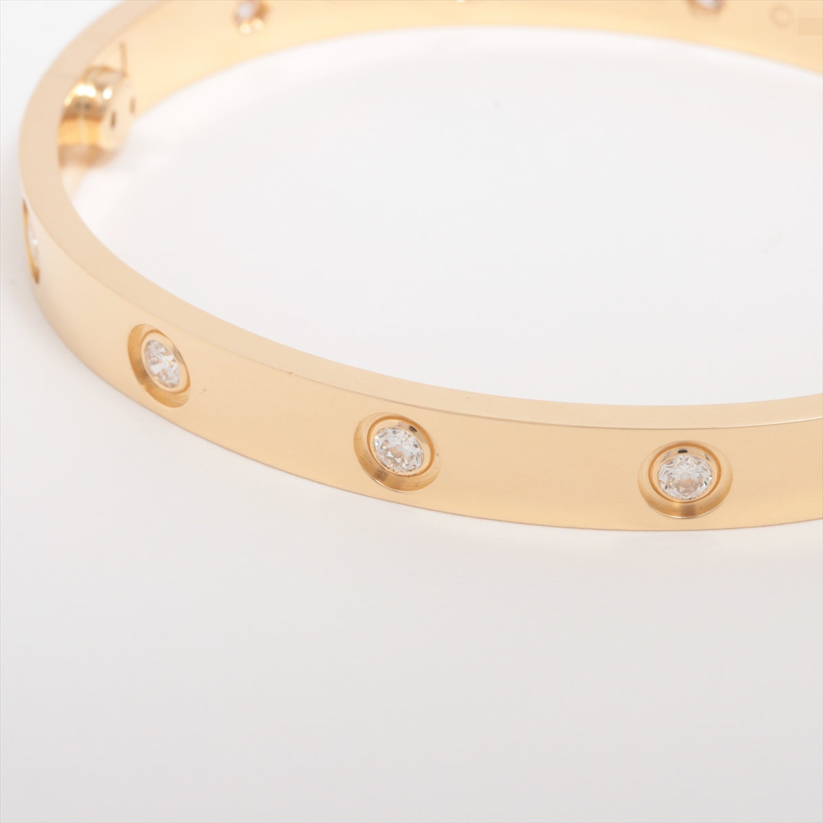 Cartier Love full diamond Bracelet 750(YG) 29.5g 16 With screwdriver B6040516