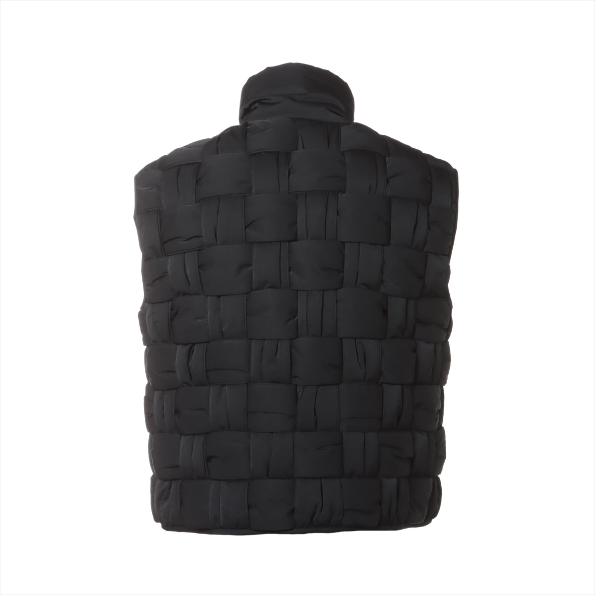 Bottega Veneta Intrecciato 22 years Nylon Vest S Men's Black  padded vest 734249