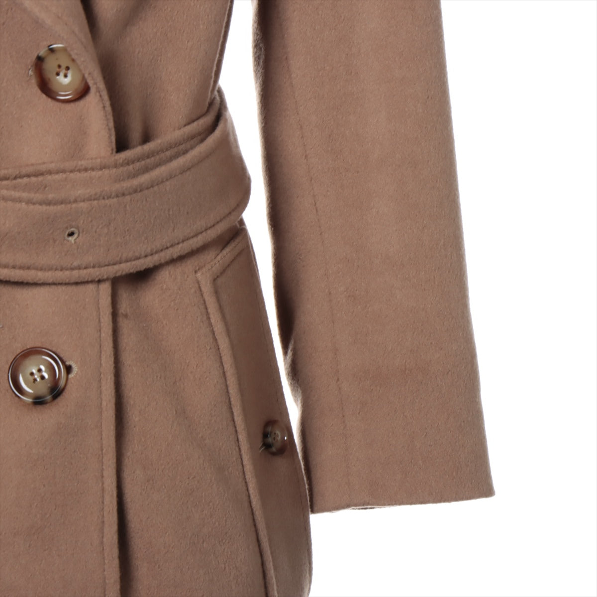 Burberry Kensington Wool & Cashmere Trench Coat IT34 Ladies' Beige  8058195 Tisci Period