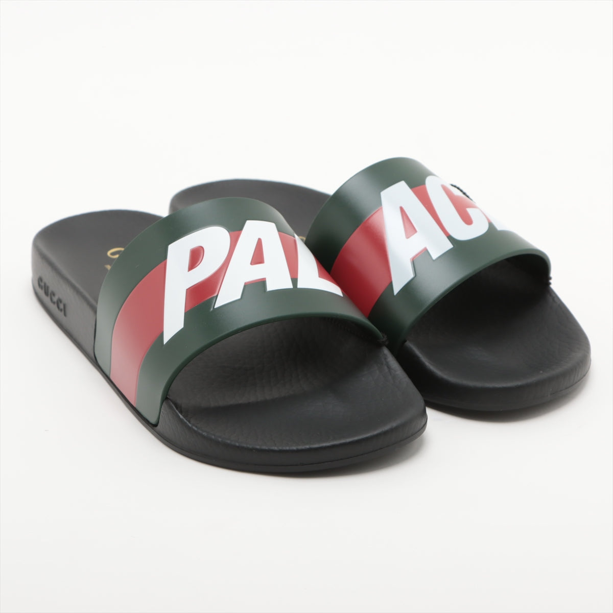 Palace x Gucci Rubber Sandals 8 Men's Multicolor 723353 box There is a storage bag