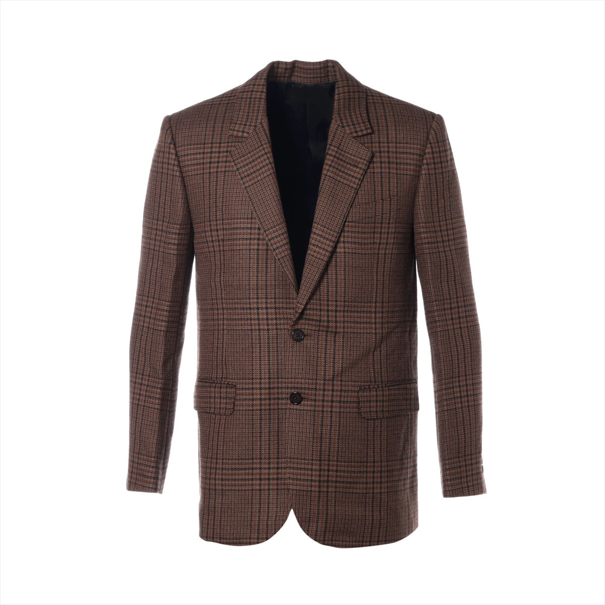 Celine wool x rayon Tailored Jacket 38 Men's Brown  2V49F9470 Has spare buttons