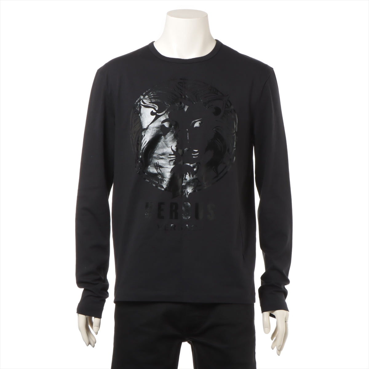 Versus Versace 14 years Cotton & Polyurethane Long T shirts M Men's Black  BU90109
