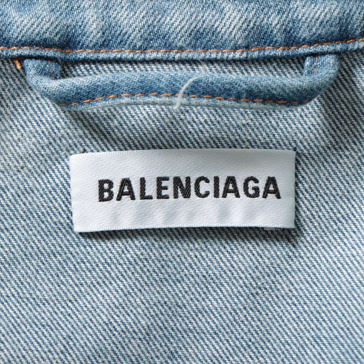 Balenciaga 18 years Cotton Denim jacket 40 Men's Blue  558824