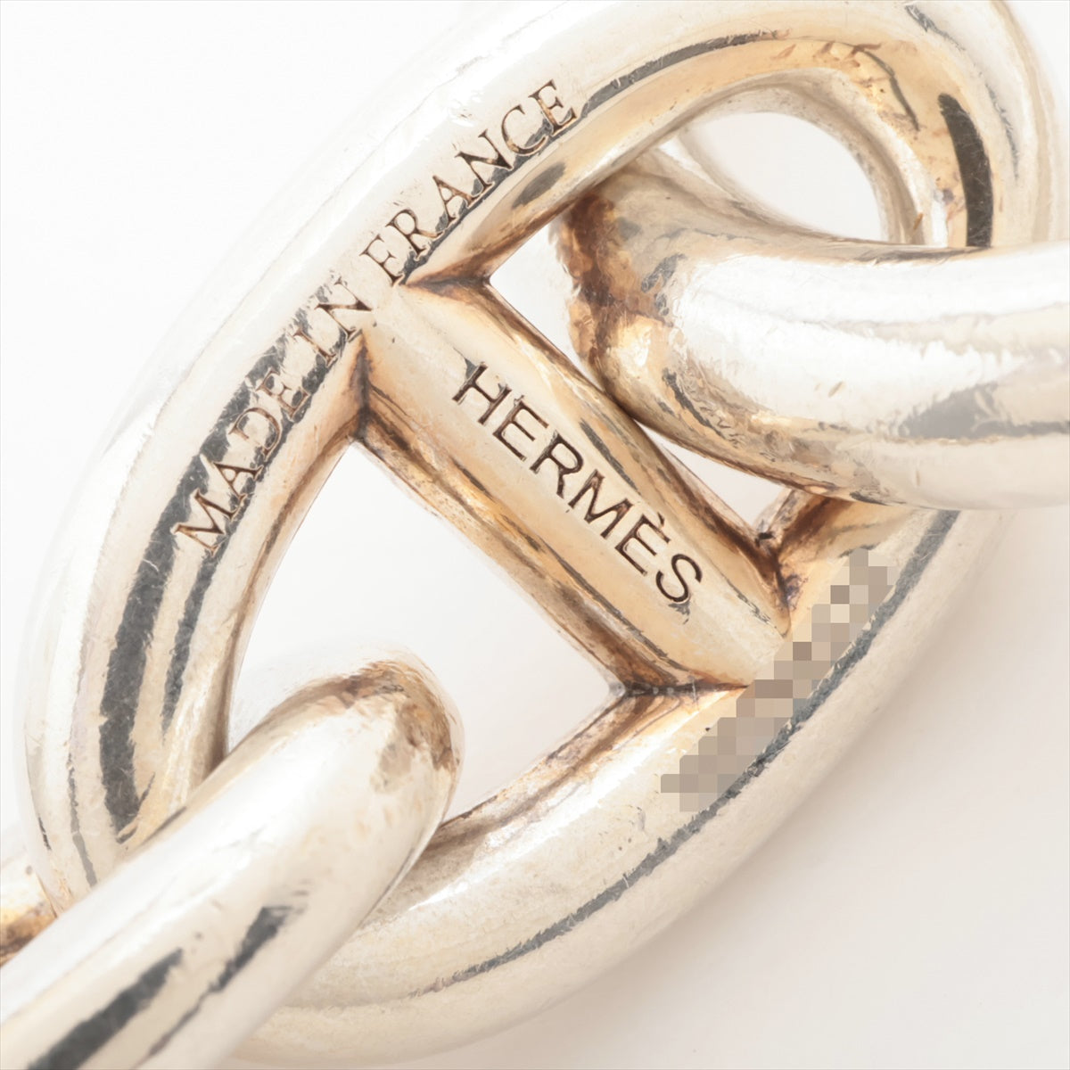 Hermès Chaîne d'Ancre TGM 16D048370 Bracelet 11 frames 925 104.6g Silver