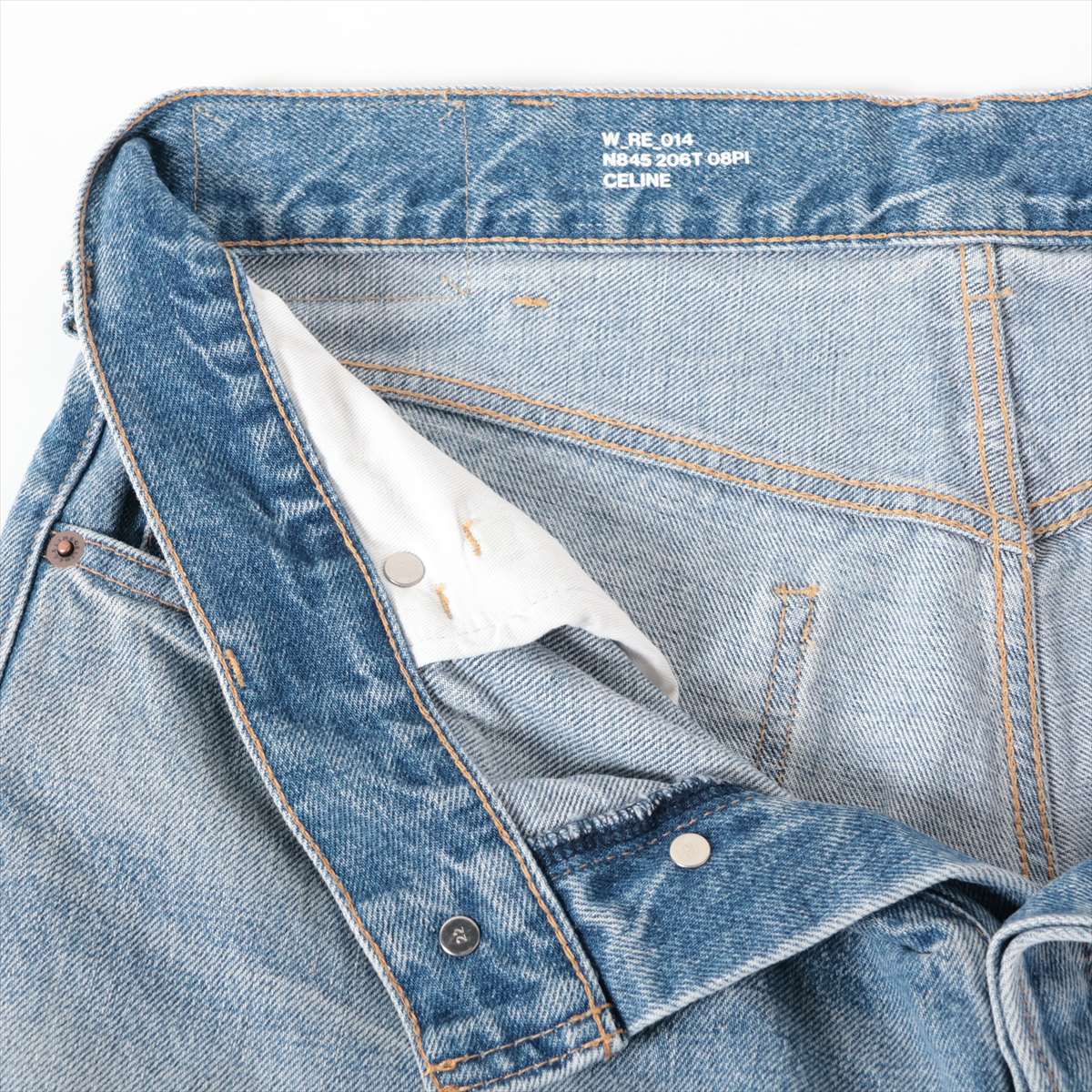 CELINE Eddie period Cotton Denim pants 29 Men's Blue  N845 206T Wesley low rise jeans
