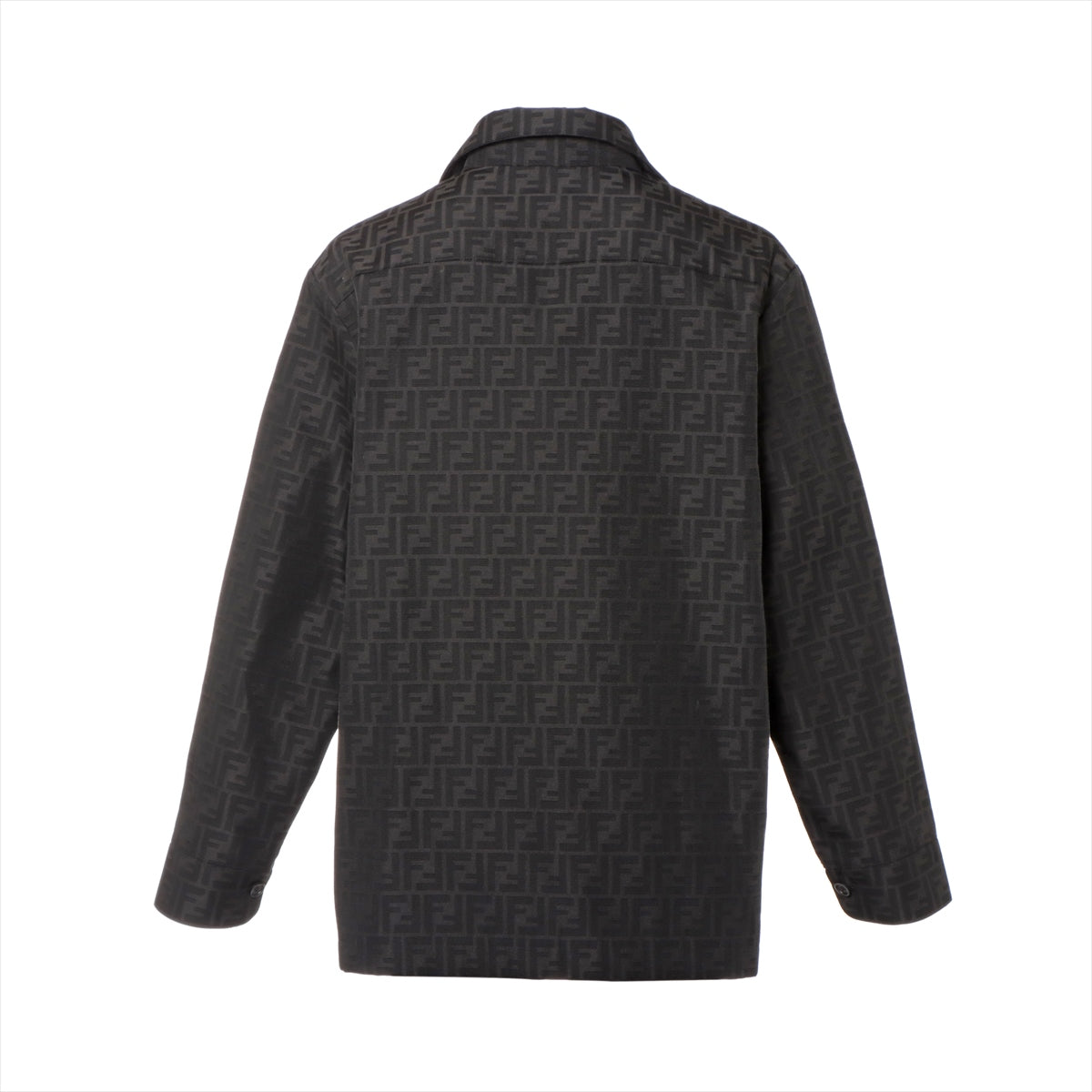 Fendi ZUCCa 23 years Cotton & Polyester Jacket 48 Men's Grey  FF jacquard fabric FW1141
