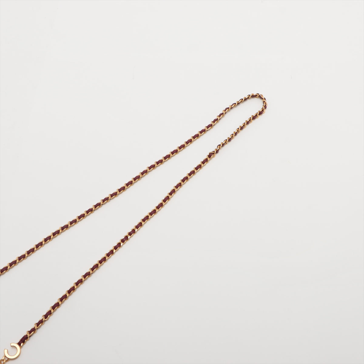 Chanel Matelasse Lambskin Chain shoulder bag Vanity Bordeaux Gold Metal fittings